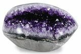 Sparkly Deep-Purple Amethyst Geode - Uruguay #357210-1